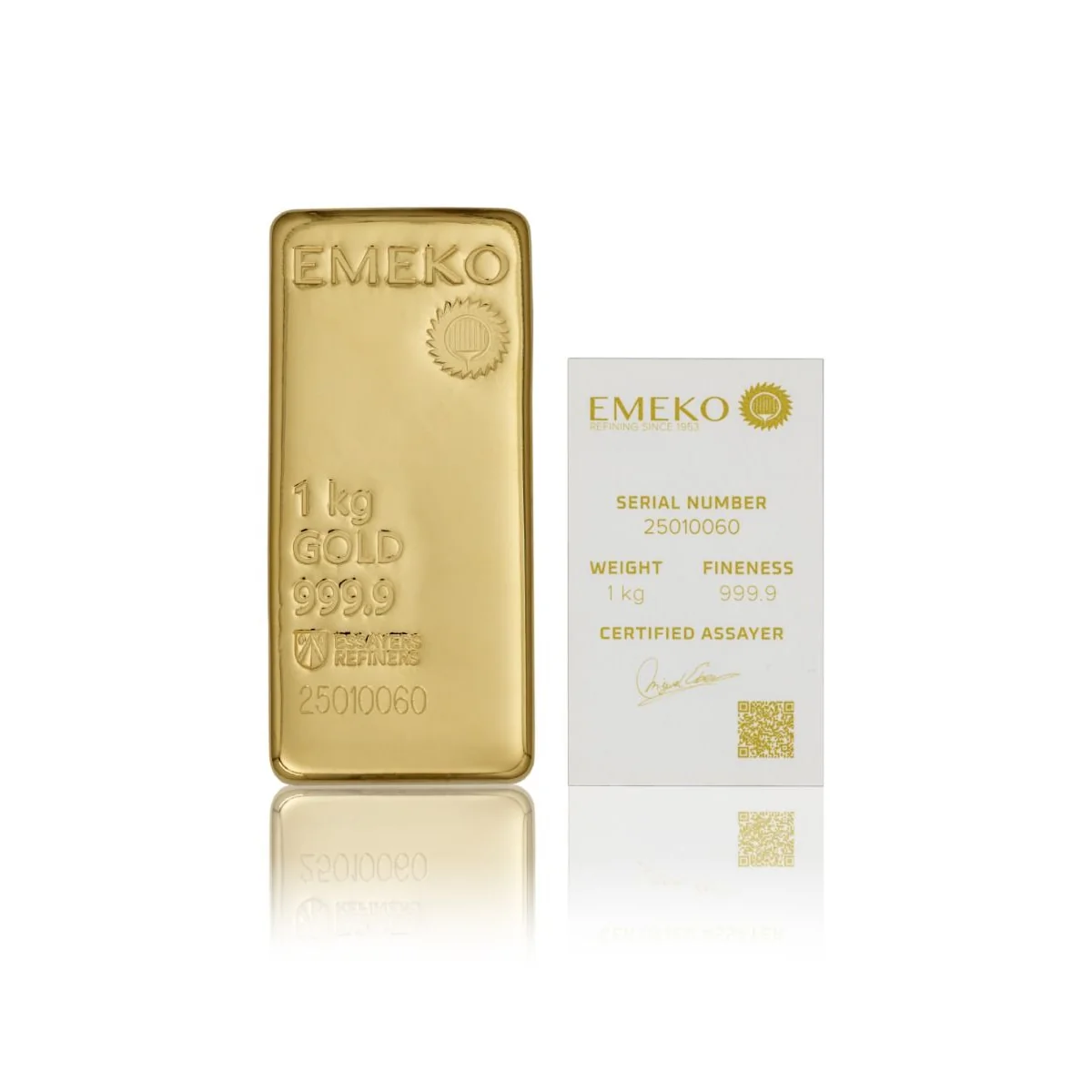 Goudbaar 1 kilogram Emeko