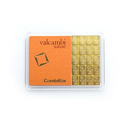Goudbaar CombiBar 20 x 1 gram Valcambi